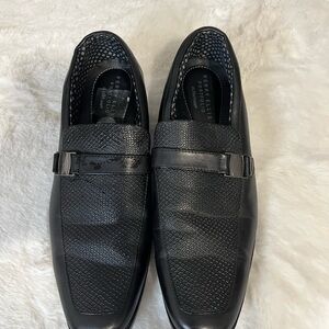 Perry Ellis Men's Black Loafers